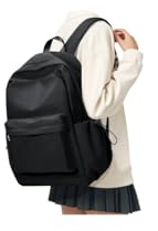 Schulrucksack Rucksack Teenager Mädchen Schultasche School Bag Schwarz. | Wasserdichter Leichter Rucksack Damen für Die Schule Jungen Teenager Arbeitstasche Womens Backpack Aesthetic Casual Davpacks