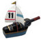 Gall&Zick Bottle Holder Boat Metal Wine Bottle Holder Bottle Stand