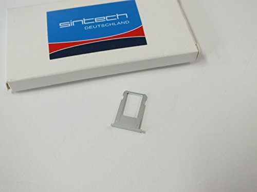Sintech Nano SIM Titulaire de la Carte en Argent pour iPhone 6S Blanc