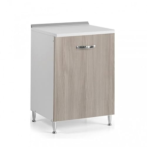 WEBMARKETPOINT Base per Cucina Olmo mobili componibili 1 Anta Cm 60x50xH 85