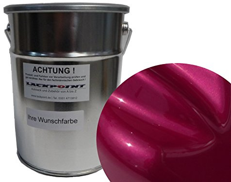 Lackpoint 0,5 Liter Spritzfertig Wasserbasislack Candy Pink Metallic Autolack