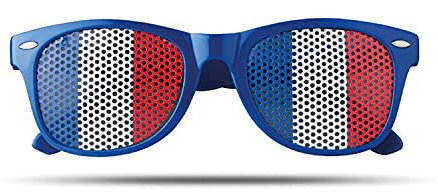 Lunettes Supporter France | Bleu • Blanc • Rouge | Qualité Premium | Equipe de France | Champion du Monde | Football | Rugby | Accessoire | Cocorico | OriginalCup®