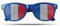 Lunettes Supporter France | Bleu • Blanc • Rouge | Qualité Premium | Equipe de France | Champion du Monde | Football | Rugby | Accessoire | Cocorico | OriginalCup®