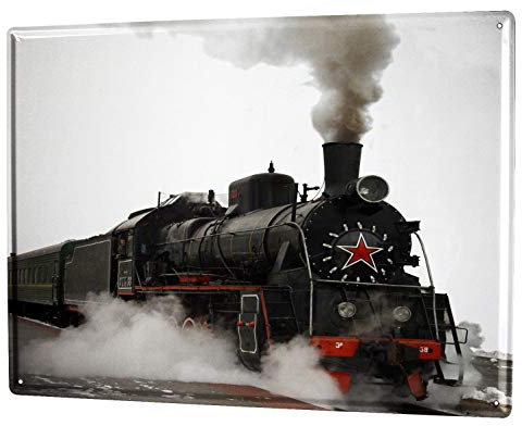 LEotiE SINCE 2004 Blechschild Reisen Lokomotive Zug Lok Dampflok