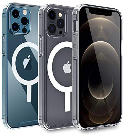 AICase Custodia trasparente per Phone 12/Phone 12 Pro con cerchio magnetico integrato per Phone 12 | Phone 12 Pro 6.1 pollici 2020