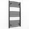 Myhomeware 450mm Wide Curved Black Electric Pre-Filled Heated Towel Rail Radiator For Bathroom Designer UK (450mm x 900mm (h))