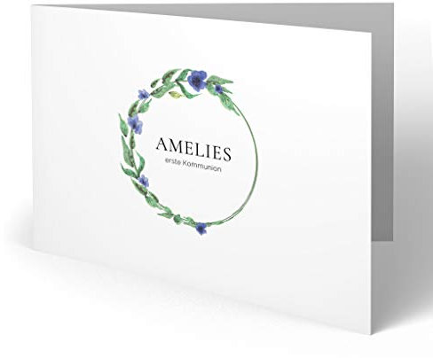 (20 x) Kommunion Einladungskarten Kommunionskarten Einladungen Karten - Blätter