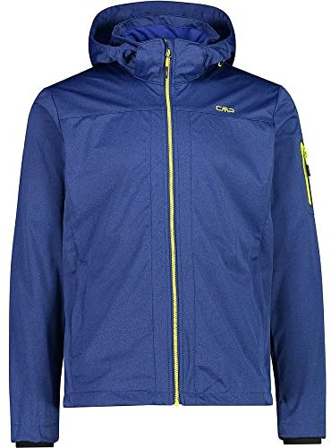CMP, Lightweight, windproof and waterproof softshell melange jacket WP 8,000, BLUISH MEL., 58