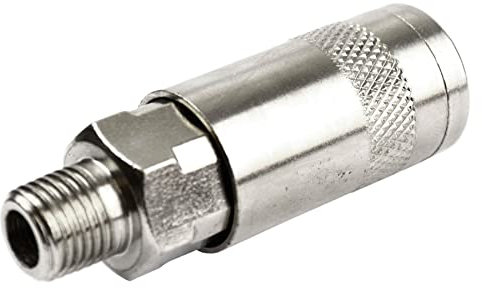 1/4 BSP connettore accoppiatore a sgancio rapido filettatura maschio compressore tubo aria 1pk