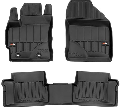 MOTOS Gummimatten Auto Fussmatte passend für Toyota Auris II 2012-2018 Verbessern Sie Ihren Reisekomfort mit Antirutschmatte Auto 3D- Allwetter fußmatten Auto, Schutz vor Verschmutzung