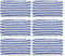 6 Chiffons en Microfibre Remplacement Conçu pour ROWENTA Clean & Steam ZR005801, ZR850002, ZR005804, Blau