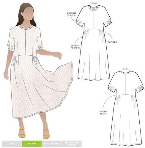 Style Arc Sewing Pattern - Eileen Dress (Sizes 10-22)