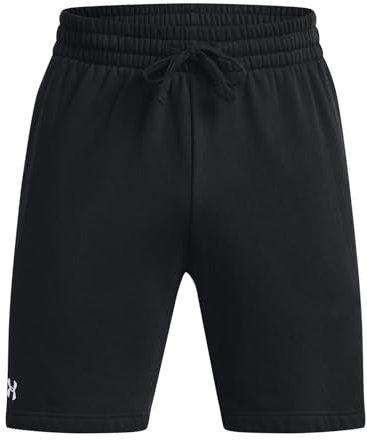 Unter Armour Homme UA Rival Fleece Short, short running homme, short polaire confortable avec poches et ceinture côtelée, short homme en polaire