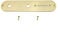 Ruiwaer Tele Guitar Control Plate Fully Loaded Control Plate for Telecaster Guitar, Gold