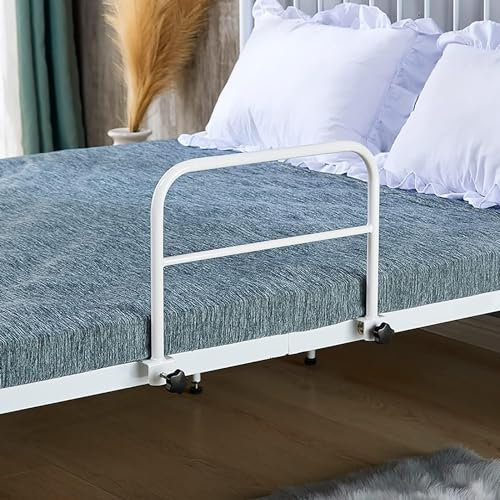 nonotse Barandilla de Cama geriátrica, manija de Cama Segura, Asistencia de elevación para Ancianos, Metal Estable, manija Auxiliar, barandilla de Seguridad,46x30cm