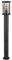 GLOBO LED Stehlampe Terrassenleuchte Standlampe Gartenleuchte, Edelstahl schwarz Glas rauch, 7W 806lm warmweiß, DxH 14,3 x 100cm