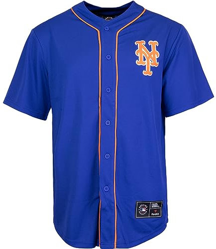 Fanatics MLB Team Foundation Jersey Trikot (M, New York Mets)