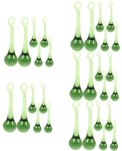 Happyyami 30stücke Kronleuchter Kristall Pendel Teiliges Dekorative Für Innenräume Prismatische Glaskristalle Für Wohnzimmer Schlafzimmer Flur Und Gartenprojekte