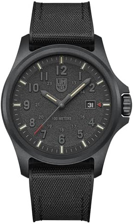 Luminox Herren Armbanduhr Atacama Field 1960 mit Kautschukarmband, 10 Bar, 44 mm, XL.1961