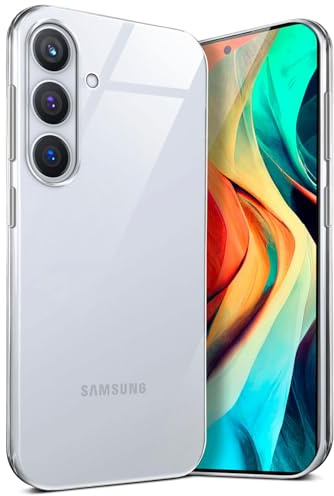 moex für Samsung Galaxy S24 Plus Hülle Durchsichtig, Silikon Handyhülle Transparent, Clear Case Ultra Slim, Backcover Schutzhülle Dünn, Silikonhülle Minimalistisch, Aero Case, Klar