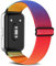 KoGiio Nylon Cinturino Compatibile con Samsung Galaxy Fit 3, Uomini Donne Traspirante Leggero Elasticità Sportiva Cinturino Compatibile con Samsung Galaxy Fit 3 - Arcobaleno