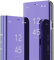 SIYOPINPFY Kompatibel mit Samsung Galaxy Note 20 Ultra Hülle Clear View, Makeup Spiegel Handyhülle Klappbar Flip Ständer stoßfest Ganzkörper Schutzhülle für Samsung Note 20 Ultra, Mirror Lila