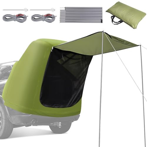 TOOSOAR Tienda de Campaña para Coche Impermeable| 600D Oxford| Montaje Rápido sin Herramientas | Compatible Seat Alhambra, VW T6/T5 (Camping/Furgoneta)