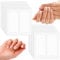 Giantree 80 Sheets French Manicure Nail Stickers, Self-Adhesive French Nail Sticker Tips French Nail Tips Guides White Half Moon Shaped Nail Line Guide Decals for DIY Decoration Stencil Tool(2400Pcs)