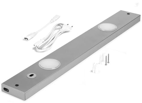BLicht LED Unterbauleuchte Peppa Titan 60cm – 7W, 450lm, warmweiß (3000K), mit Bewegungssensor – Flache Küchenleuchte für Unterschrank & Möbelbeleuchtung