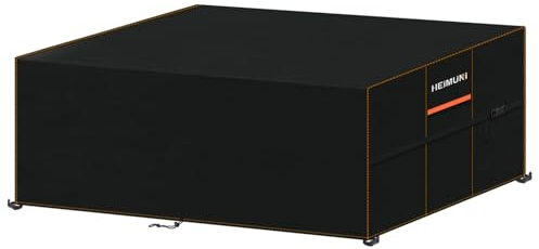 HEIMUNI Gartenmöbel Abdeckung Wasserdicht 245x100x80cm Garten Loungesofa Abdeckung Gartentisch Abdeckung Gartensofa Abdeckplane Gartenmöbel Schutzhülle für Sitzgruppe, Gartenlounge, Rattanmöbel