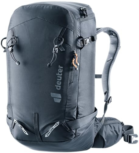 Deuter Freerider Pro 32+10 Lightweight Ski Touring Backpack for Backcountry Adventures - Black