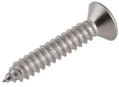 Muarted 200pcs M4*30 304 Stainless Steel Flat Head Self Tapping Screw Countersunk Screwssatainless Steel Bolts,nails