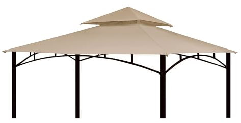 JANCANOPY Gazebo Replacement Cover for Grill Gazebo Model L-GZ238PST-11, (Light Beige)