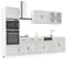 IKAYAA Mueble de Cocina 7 pzas, Kalmar, Muebles De Cocina por Modulos, Cocinas Completas, Armario Inferior de Fregadero, Armario Colgante Cocina, Armario para el Horno Gris hormigón-Type-2