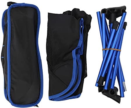 WGFOIP Klappbarer Campingstuhl mit Rücken, Aluminium -Angelstuhl Strandstühle Zum Campen, Grill, Picknick, Wandern, Rucksacktackung
