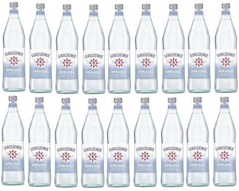 18 Glas Flaschen Gerolsteiner Sprudel a 0,75l Mehrweg inklusive 2,70€ Pfand + Space Keks von Onlineshop Bormann