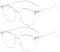 beister Blaues Licht Blocking Brille für Computer Glasses Gaming TV Brille Bildschirm Brille Müdigkeit Relief Brille 1/2 /4pcs