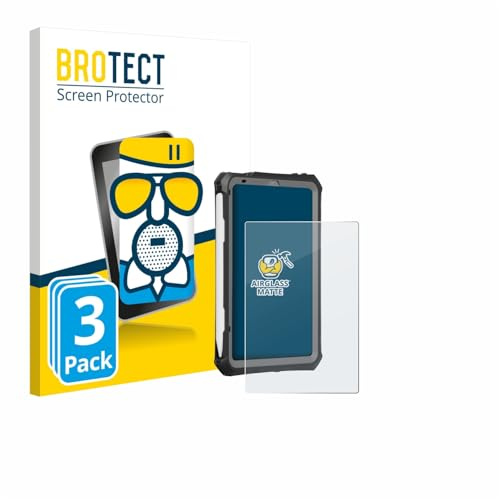 brotect Pellicola Vetro Opaca per Apple iPad Mini 7 2024 (case-friendly) (3 Pezzi) Protezione Schermo [Anti-Riflesso, Durezza 9H]