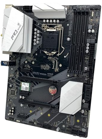 Processore Kit scheda madre Fit For ASRock Z490 PRO4/AC LGA 1200 ATX Supporto CPU Intel Core I3/I9/I7 10400F 10700K 10900K DDR4 M.2