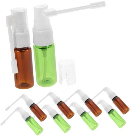 Nasensprayflasche 15ml aus Kunststoff, Kleine Sprühflasche, 10 Stück