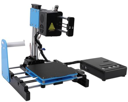 Yanmis 3D-Drucker für und Anfänger, Kompaktes Desktop-Design, PLA-Filament, Hochgeschwindigkeitsdruck, 100 X 100 X 100 Mm, mit USB-Kartenleser, Kompatibel mit CURA und Simplify3D (Black)