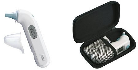 BRAUN IRT3030 ThermoScan 3 Infrared Ear Thermometer with Protective Storage Case