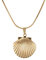 Ouran Fashion Choker Halskette für Frauen, Shining Sea Shell Anhänger Halskette Kette Mädchen Halskette Anhänger Beach für Paare, Metall