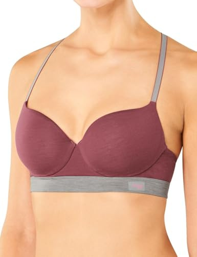 Sloggi Damen Sport-BH Women Move Flow WHP, Mehrfarbig (Pink-Light Combination M019), Gr. 80C