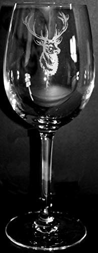 Stag Head Boxed 35cl Wine Glass