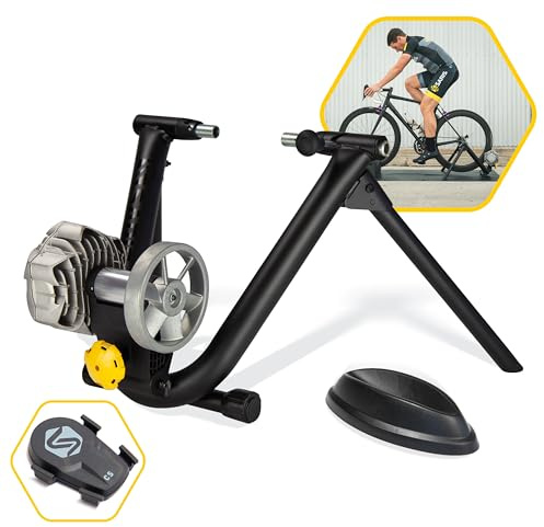 Saris Fluid² Smart Kit Wheel On Turbo Trainer for Road and Mountain Bikes Zwift Compatible