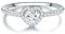 Trilani Damen Ring aus 925/- Sterling Silber rhodiniert mit Zirkonia ca. 7,0 mm