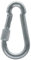 Smart House GB Galvanised Carabiner Snap Spring Clip Hook Karabiner Locking Carabina (6mm, Pack size: 2)