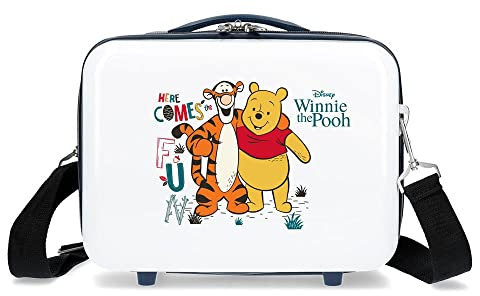 Disney Winnie The Pooh Trousse adaptable avec bandoulière Blanc 29 x 21 x 15 cm Rigide ABS 9,14 l