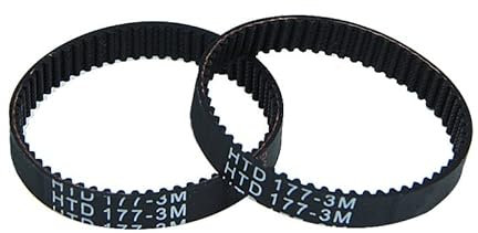 GatherTOOL 2Pcs 3M-177-9 Drive Belt 324830-02 Replacement Spare Parts For Black Decker Planer 7696 Types 6/7 KW715 KW713 BD713